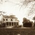 8 fotografie in bianco e nero di dimensioni diverse di Villa Giusti a Padova e del giorno dell'armistizio (3 novembre 1918)