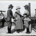 123 fotografie in bianco e nero di dimensioni diverse raffiguranti Pietro Gazzera con persone diverse in ambienti militari italiani e esteri