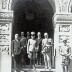 28 fotografie in bianco e nero di dimensioni diverse di Pietro Gazzera da solo e con persone diverse durante incontri ufficiali