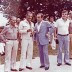 2 album fotografici piccoli con 34 fotografie a colori di Romano Gazzera, Clara Ronco e altre persone (tra cui Nino Manfredi) durante una mostra di Romano